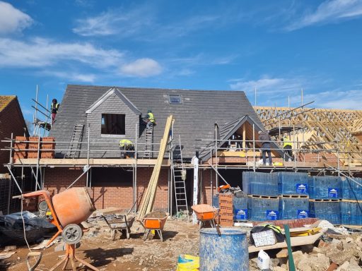 Executive Dormer Bungalows Under Construction